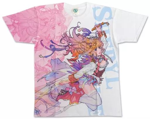 Tシャツ キャラクター シェリル ノーム フルグラフィックTシャツ ホワイト Sサイズ マクロスF 10周年アニバーサリーショップ in Sofmap