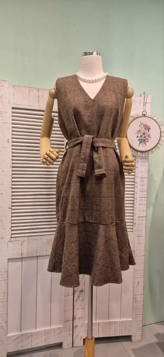 OLIVE des OLIVE 55-66 ヘリンボーン ONE PIECE