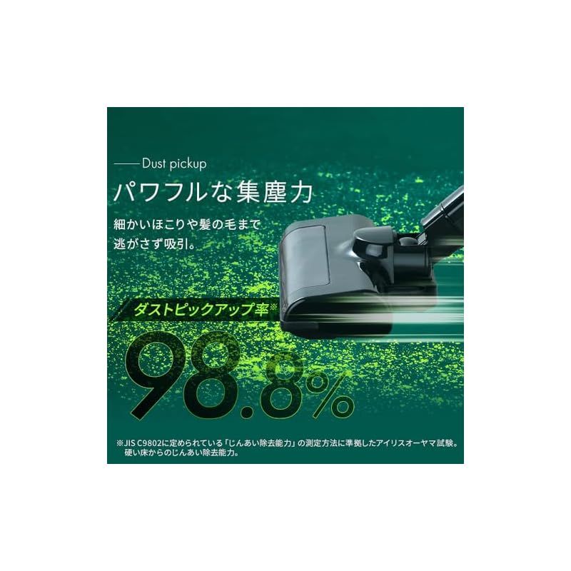  アイリスオーヤマ スティッククリーナー 掃除機 コードレス ブラック SCD-185 P-B 1 ハンディクリーナー本体 ハンディクリーナー