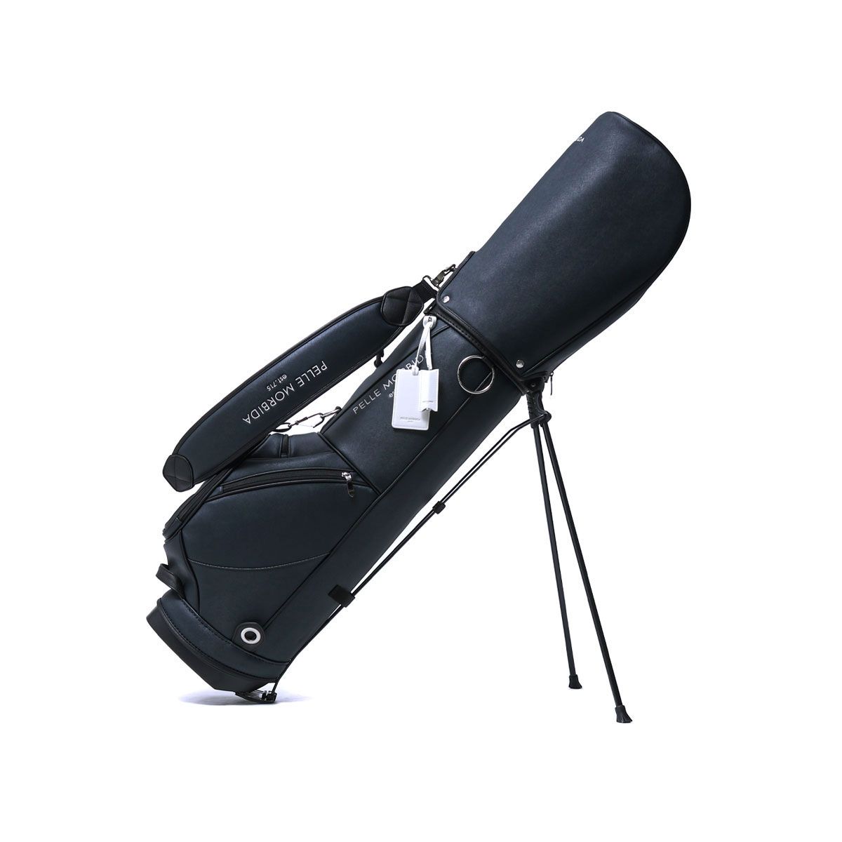 ペッレモルビダ キャディバッグ PELLE MORBIDA GOLF ゴルフ スタンド 9型 47インチ キャディーバッグ メンズ レディース PG001 ネイビー