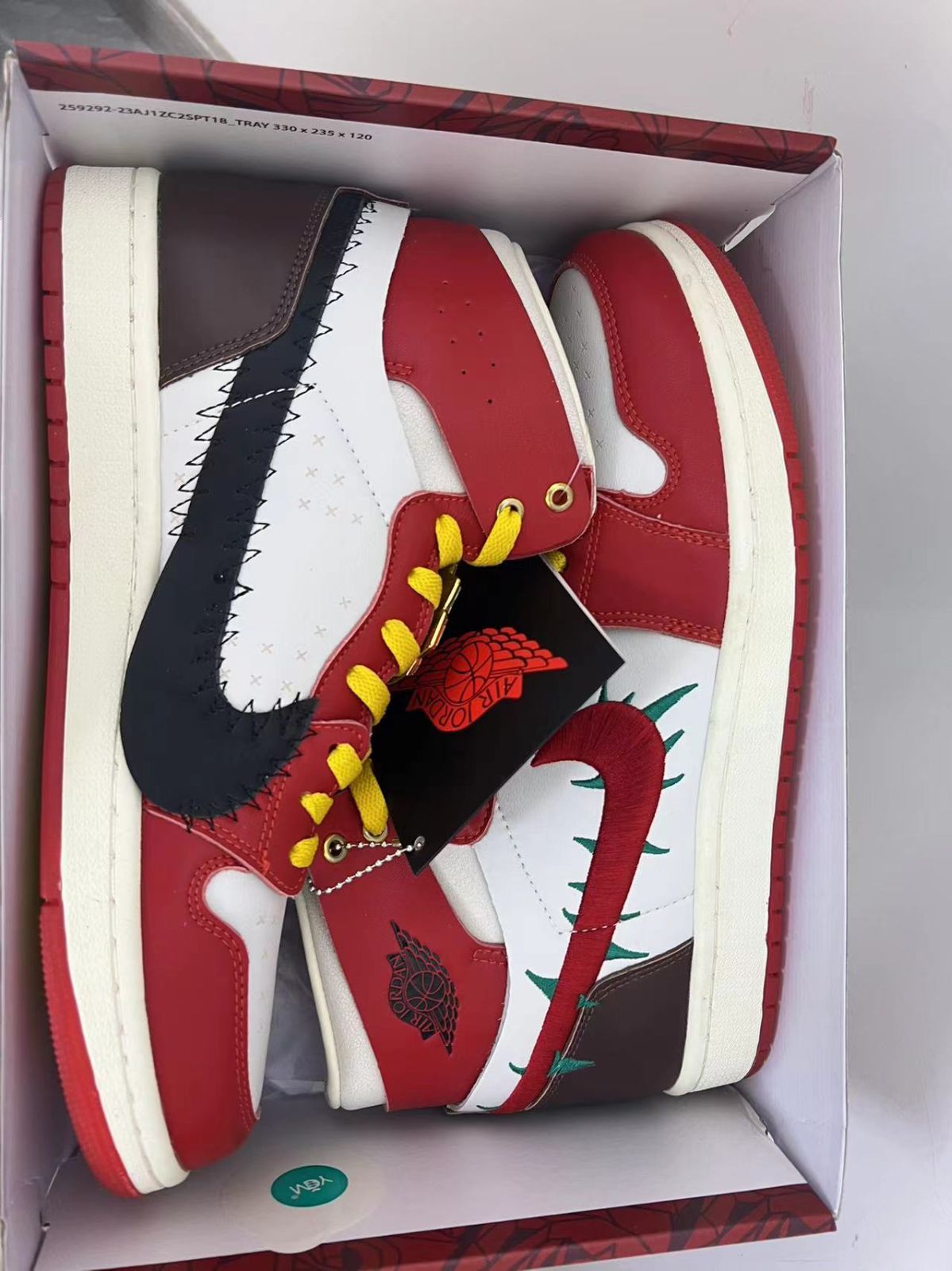 NIKE ナイキ × Teyana Taylor 品番 FJ0604-601 W AIR JORDAN 1 ZM AIR CHF 2 SP エアジョーダン シューズ スニーカー