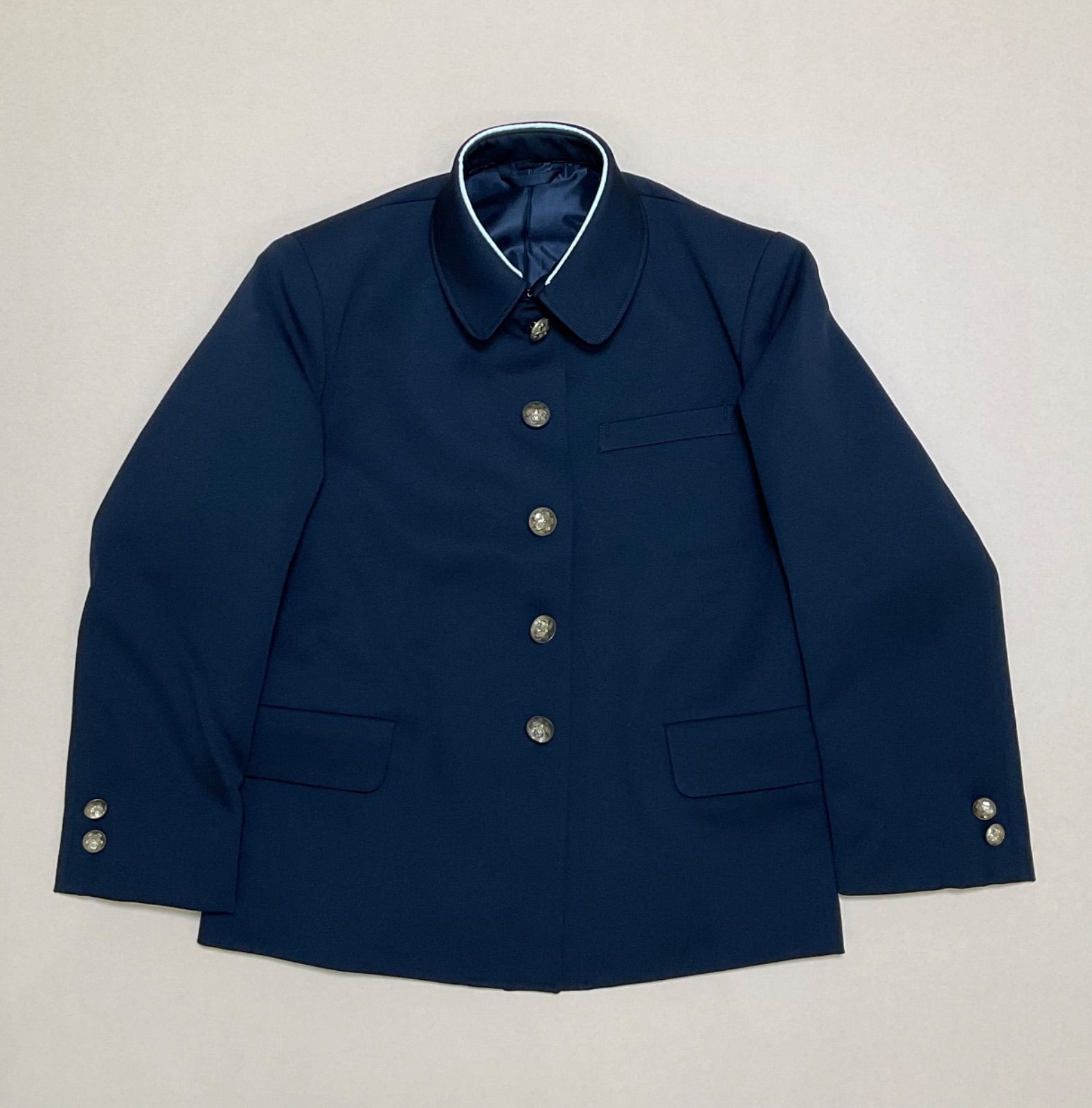 小学生折襟　黒色　スクール制服　折り襟　115A  小学生上着　男子学生服