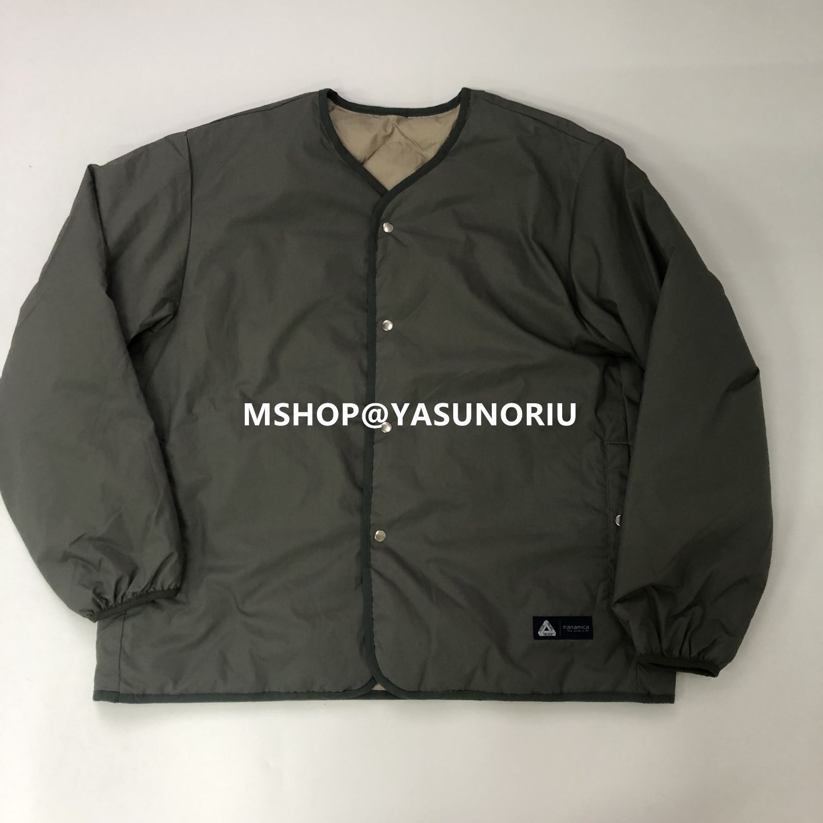 NANAMICA x PALACE リバーシブルダウンカーディガン L nanamica × Palace Skateboards】Reversible Down Cardigan