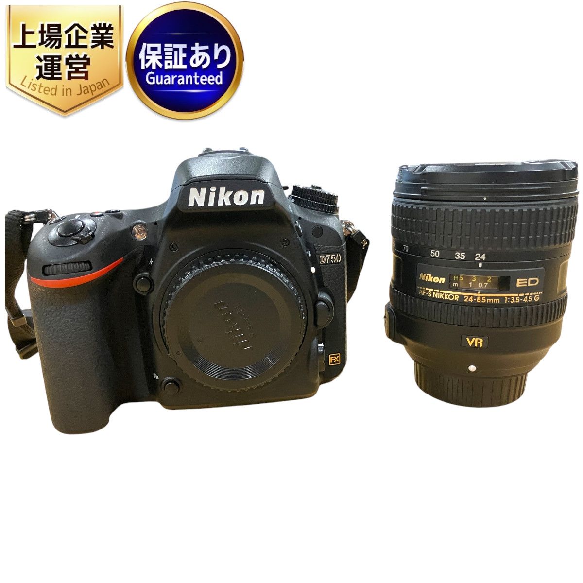 Nikon D750 24-85mm 1:3.5-4.5G VR レンズキット デジタル一眼 カメラ ニコン 中古 B9130923 - メルカリ