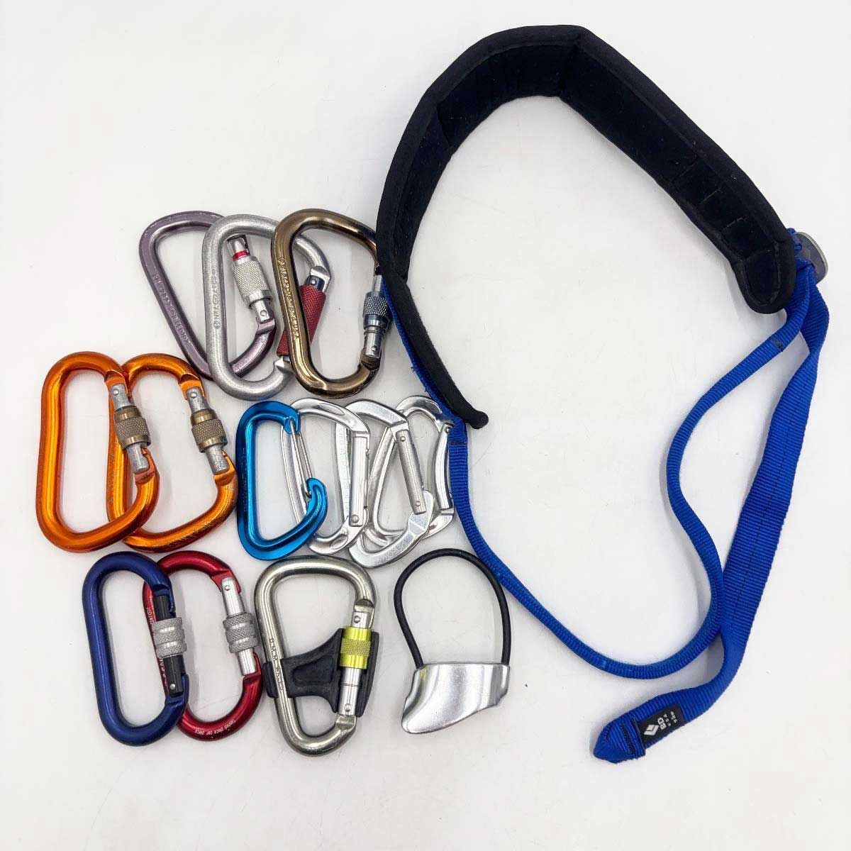 13点セット DMM ブラックダイヤモンド PETZL LUCKY UIAA カラビナ オートロック ATC まとめ