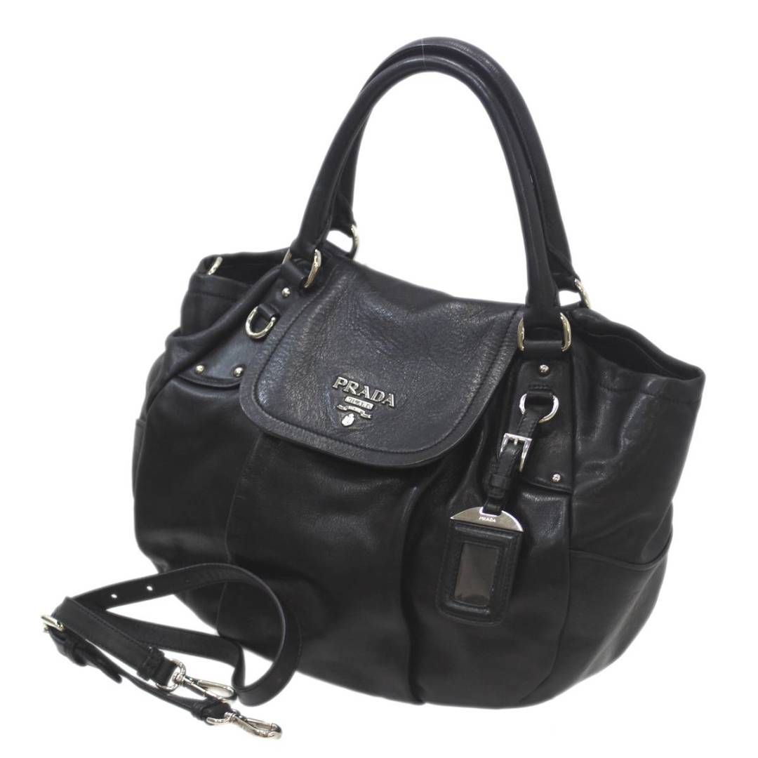 PRADA|プラダ 2wayバッグ ハンドバッグ ショルダーバッグ ブラック BN1628 GCカード FS-is ABランク