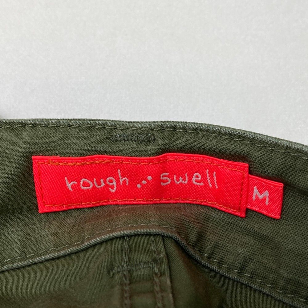 サイズ：M ROUGH&SWELL ラフアンドスウェル 2023年モデル ストレッチパンツ  カーキ系 [240101446998] ゴルフウェア レディース ストスト サイズ：M ROUGH&SWELL ラフアンドスウェル 2023年モデル