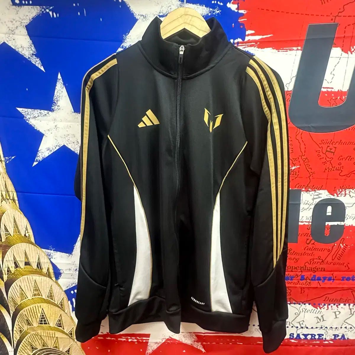 67 s レベル adidas アディダス テム メッシ ソードボーン ジャージートラックトップ L100