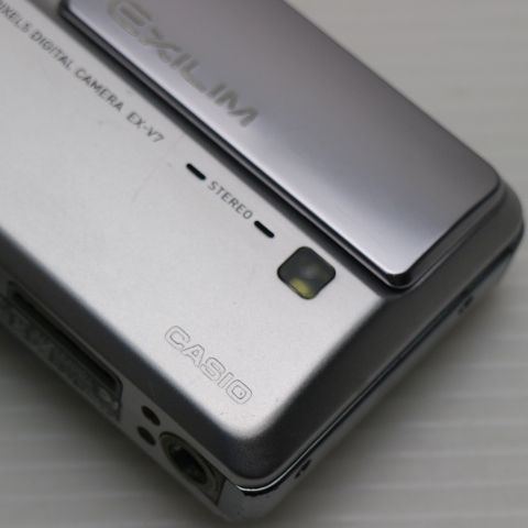 美品 EX-V7 シルバー 即日発送 CASIO EXILIM デジカメ 本体 土日