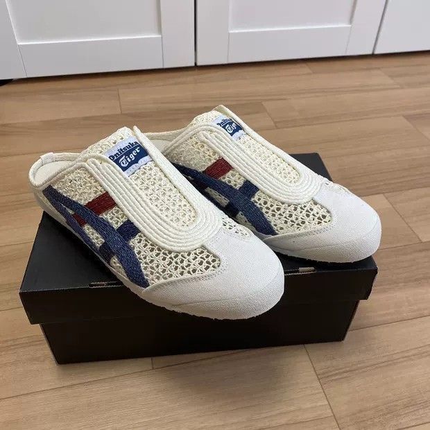 Onitsuka Tiger オニツカタイガー ミュール MEXICO 66 SABOT CREAM MAKO BLUE メキシコ66 サボ クリーム マコブルー メンズ レディース 男女共用