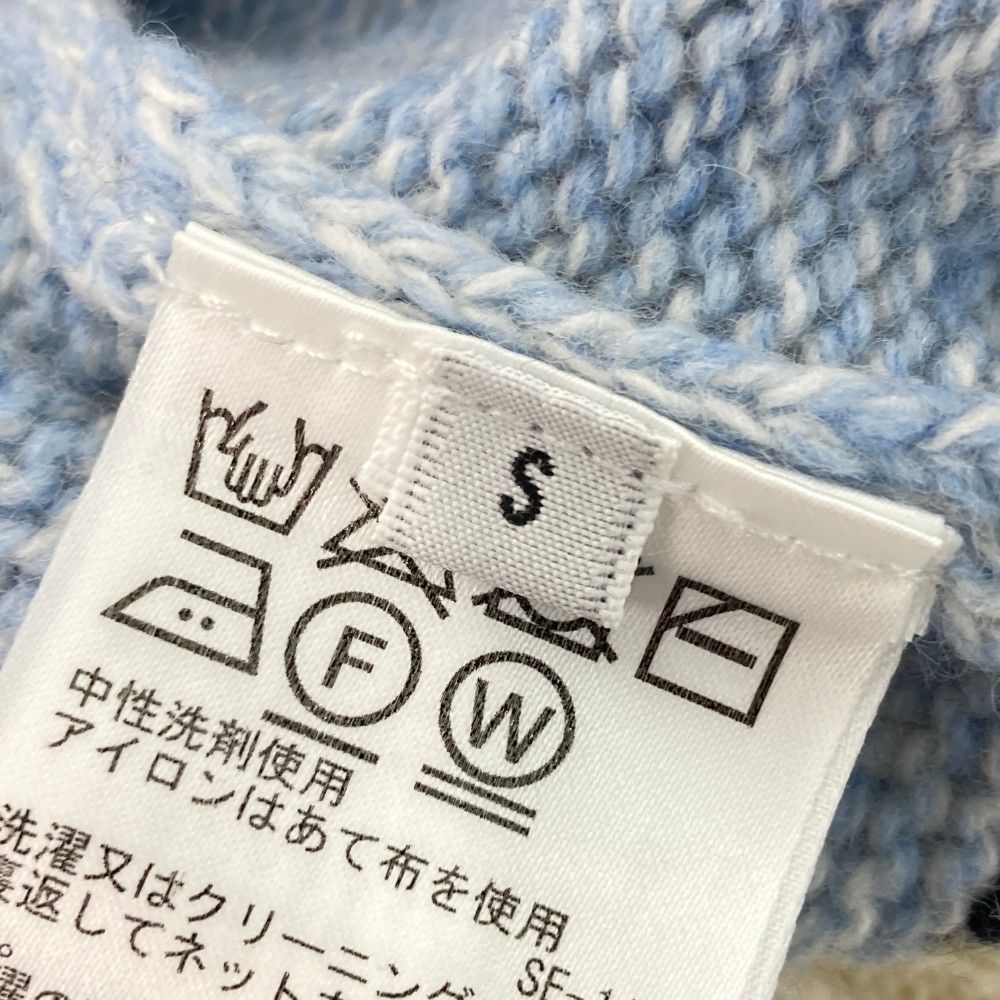サイズ：S JUN&ROPE ジュン アンド ロペ  ニットセーター  ブルー系 [240101455264] ゴルフウェア レディース ストスト サイズ：S JUN&ROPE ジュン アンド ロペ ニットセーター ブルー