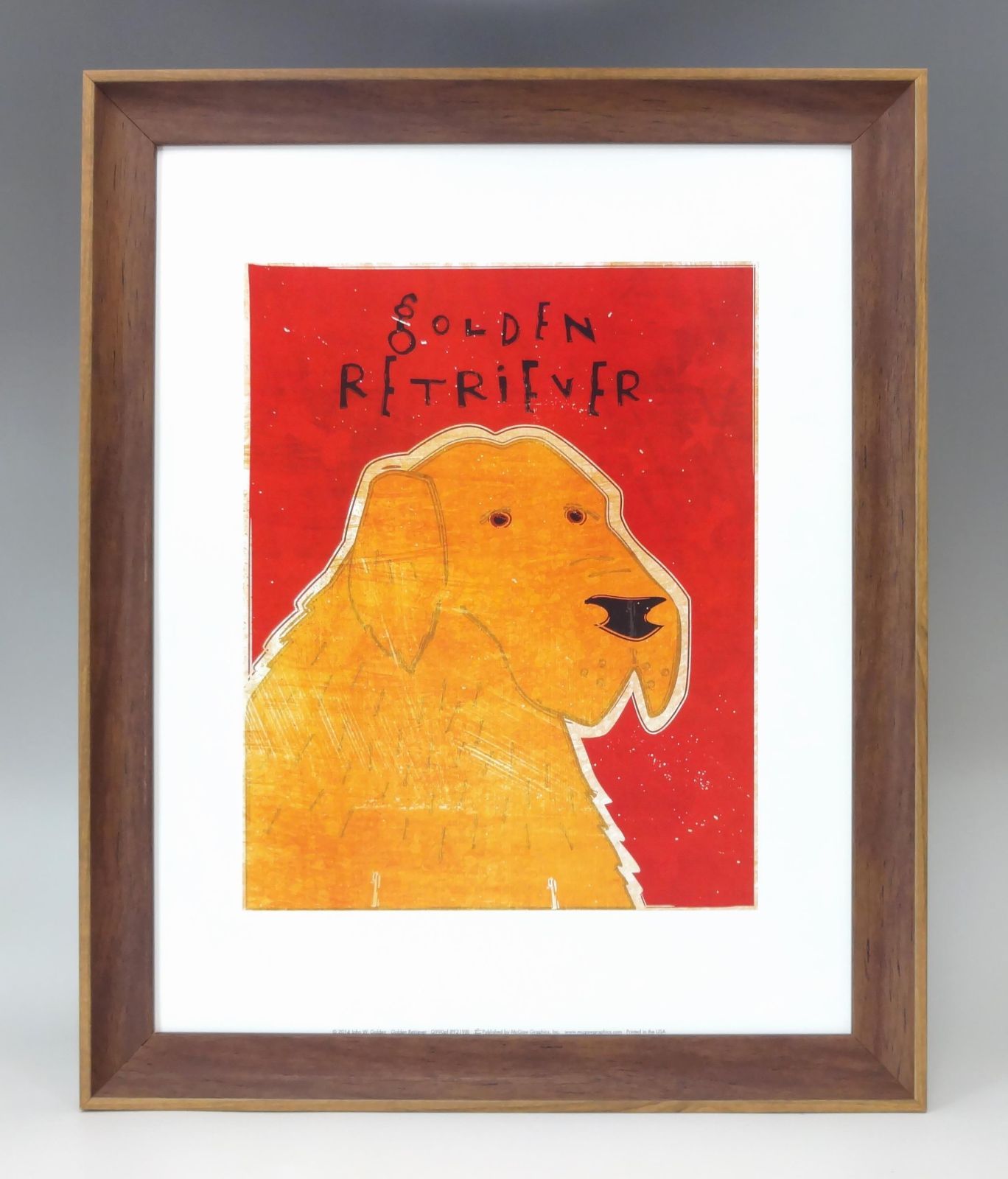 新品☆額付アートポスター☆犬の絵☆Golden Retriever☆ゴールデンレトリバー☆インテリア☆動物病院／店舗様必見◇22 - メルカリ