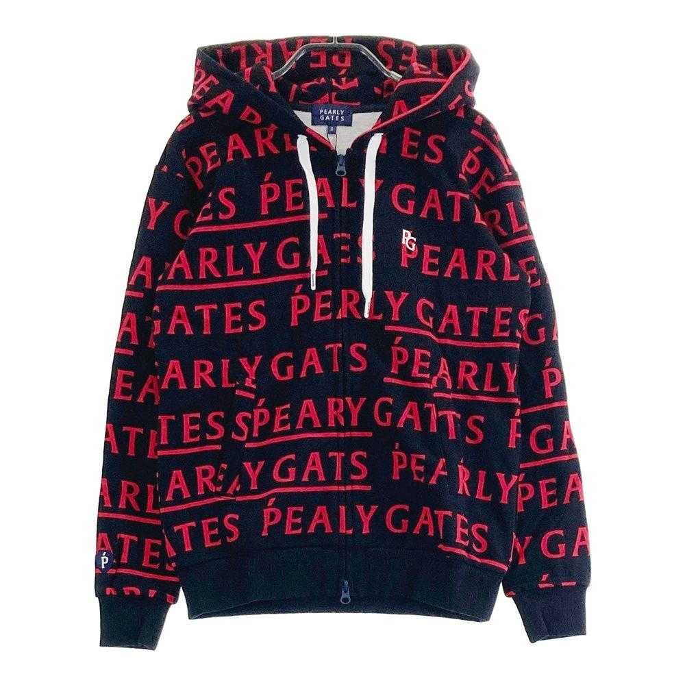 サイズ 0 PEARLY GATES パーリーゲイツ 055-2162314 ジップパーカー ブラック系 240101527508 ゴルフウェア レディース ストスト