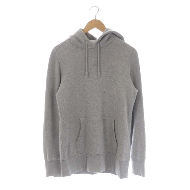 ループウィラー LOOPWHEELER × アパルトモン × LOWERCASE 22SS 別注 Sweat Parka パーカー スウェット 長袖 フード プルオーバー M グレー |DO OS