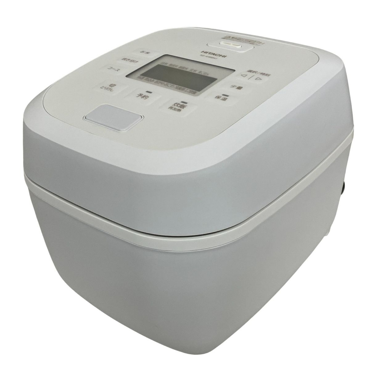HITACHI 日立 RZ-A100HJ IHジャー炊飯器 黒厚鉄釜 フロストホワイト 製 1.0L 5.5合 家電 良好 T10504963