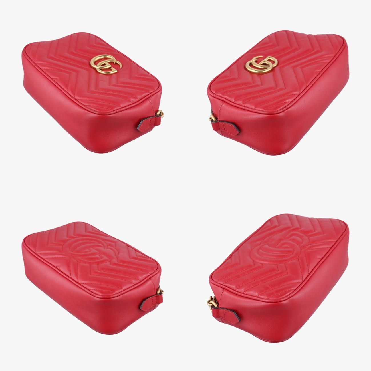 グッチGucciGGマーモントレッドレザー447632I030356521