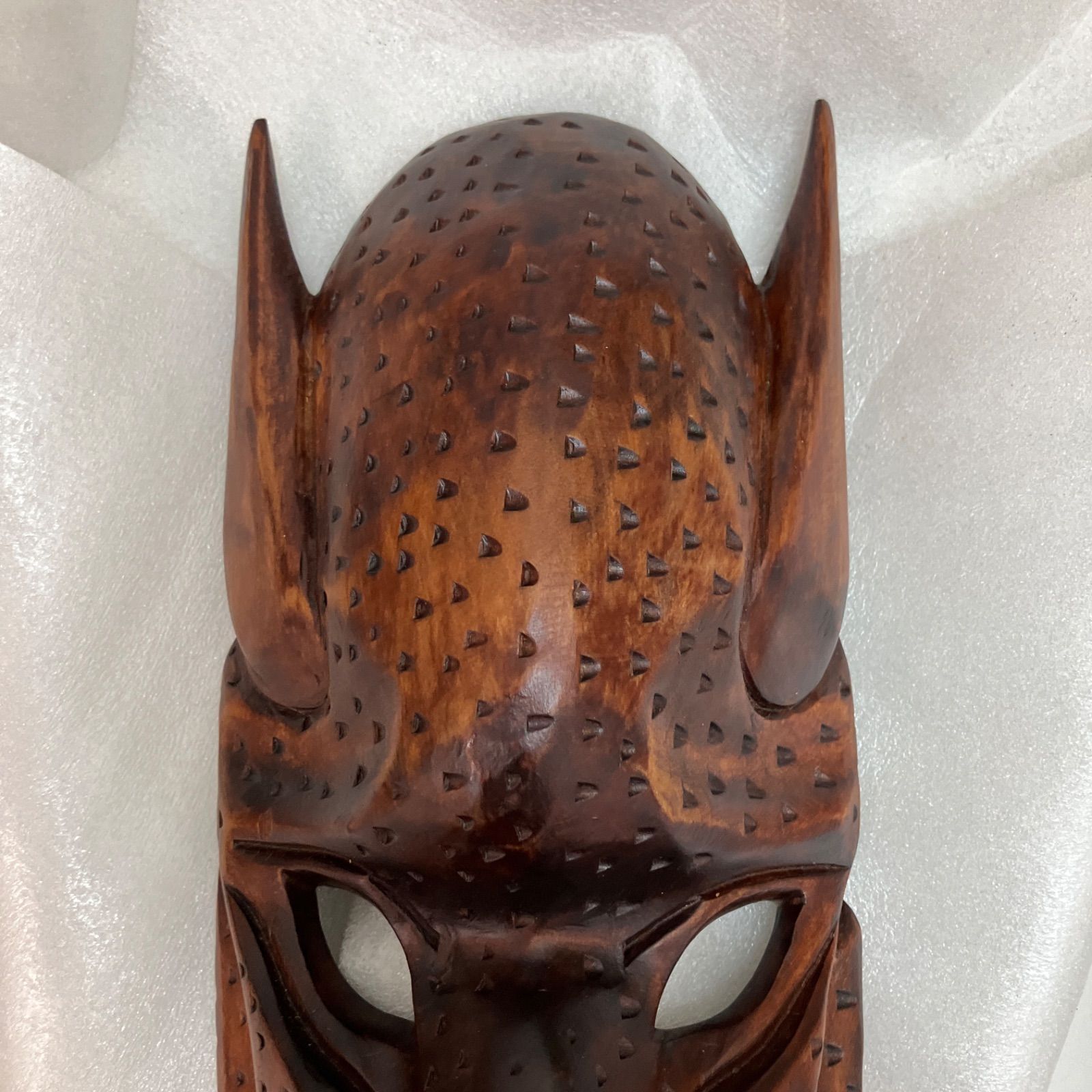 般若面 魔除け 壁掛け 木彫 お面 はんにゃ 般若 インテリア 木製