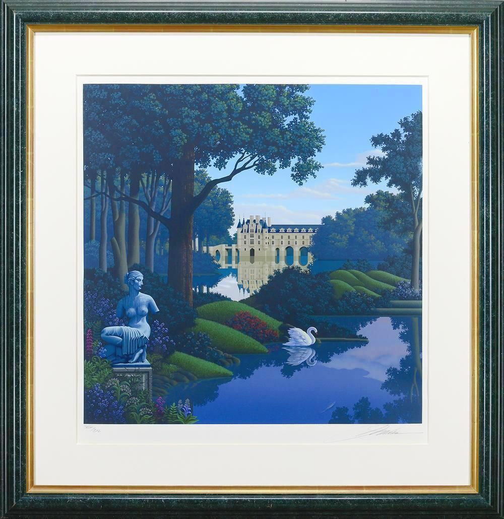 真作 WISH ジム バックルス JIM BUCKELS ハントレス シルクスクリーン 10号大 直筆サイン 証明書付 証明シール 25093301