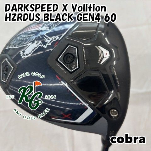 ドライバー コブラ DARKSPEED X Volition◆HZRDUS BLACK GEN4 60◆6.0◆9 6020