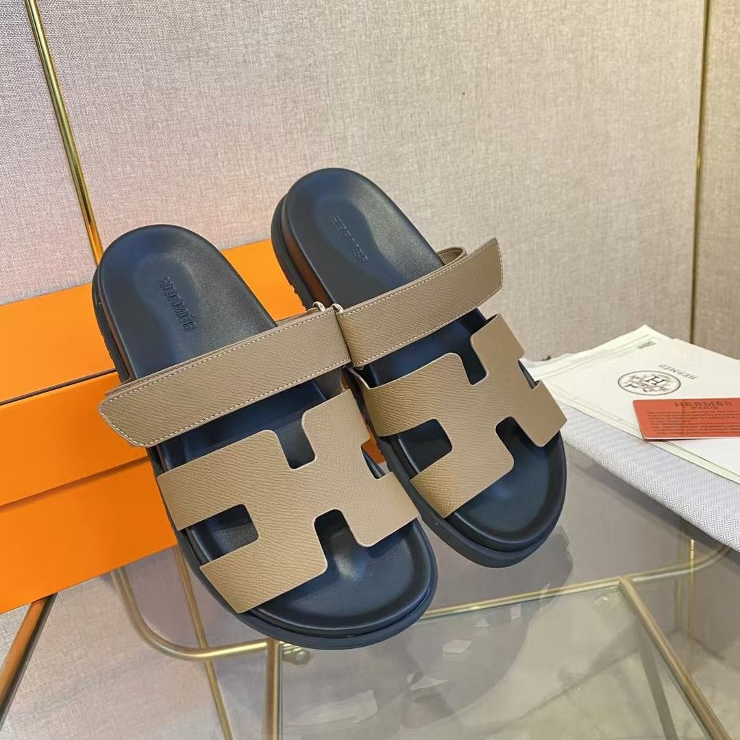 HERMESサンダル Hermes - HERMES エルメス エズ 37 24cm ホワイト