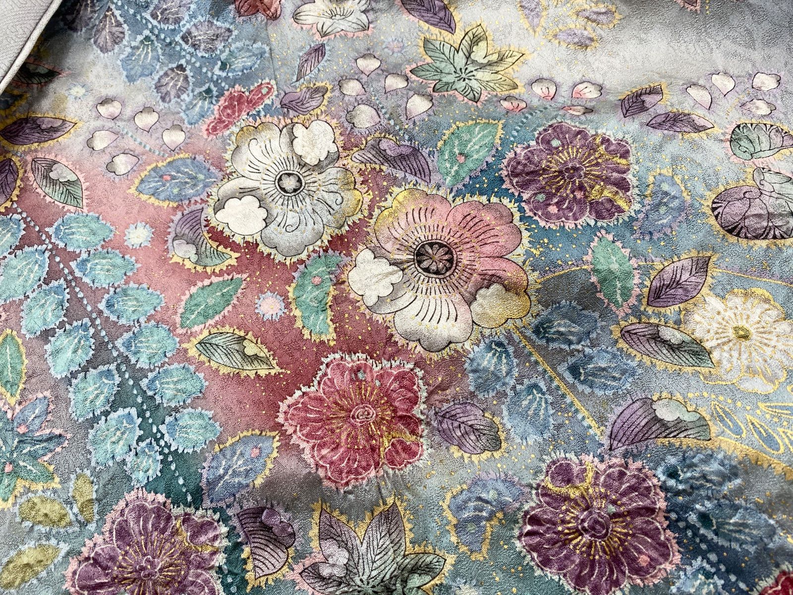 美品 粋 金 辻ヶ花 絞り 正絹 訪問着 K1029 - メルカリ