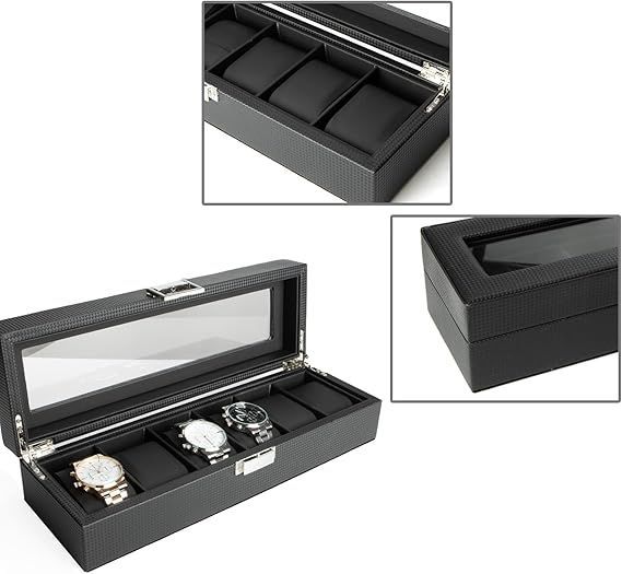 新着商品】Anyasun 腕時計ケース 12本 腕時計収納ボックス 高級 時計