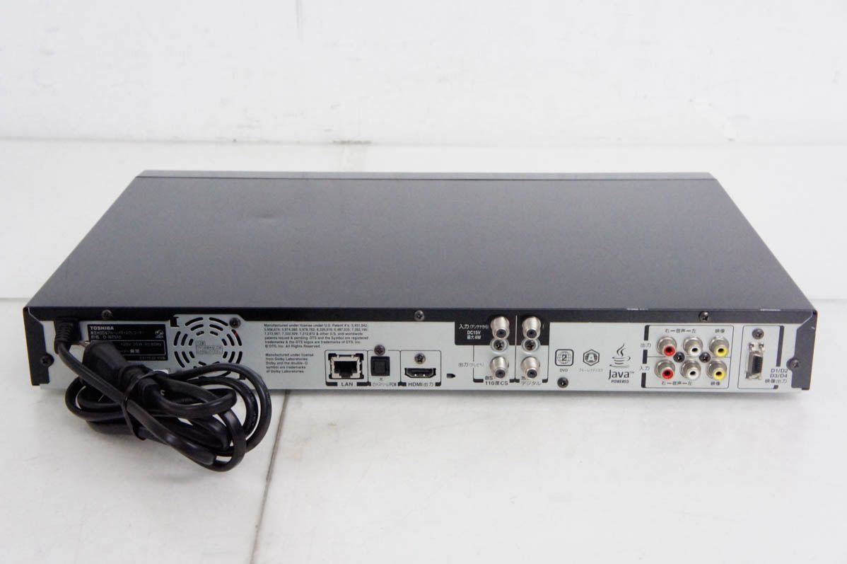 中古 東芝TOSHIBA ブルーレイレコーダー Wチューナー レグザブルーレイ D-BZ510 HDD320GB 中古】東芝TOSHIBA ブルーレイレコーダー Wチューナー レグザ