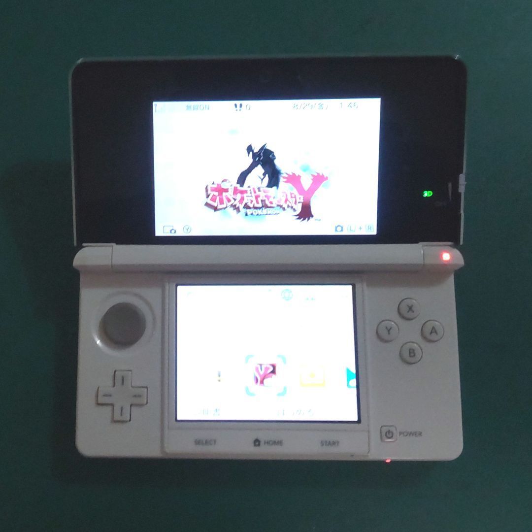 ニンテンドー3DS - Nintendo 3DS  LL 本体 ホワイト ソフト4点 充電アダプター付き ニンテンドー3DSLL ホワイト 本体 充電アダプターとソフト2個