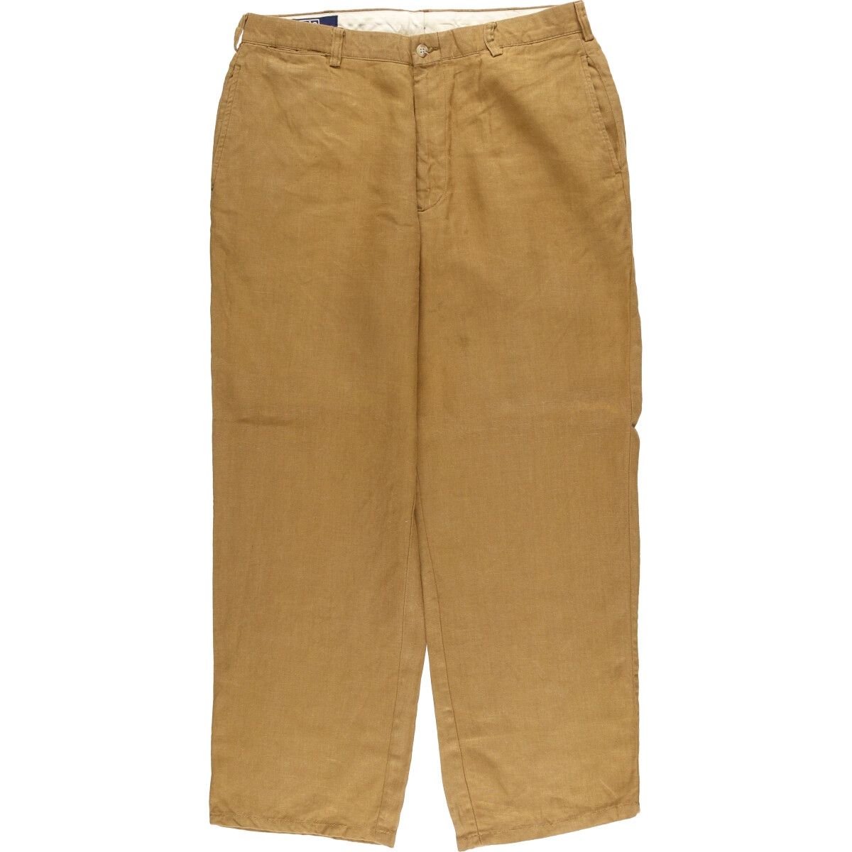 古着 ラルフローレン Ralph Lauren POLO by Ralph Lauren リネンパンツ スラックス メンズw35相当 ワイドパンツ|eaa581257