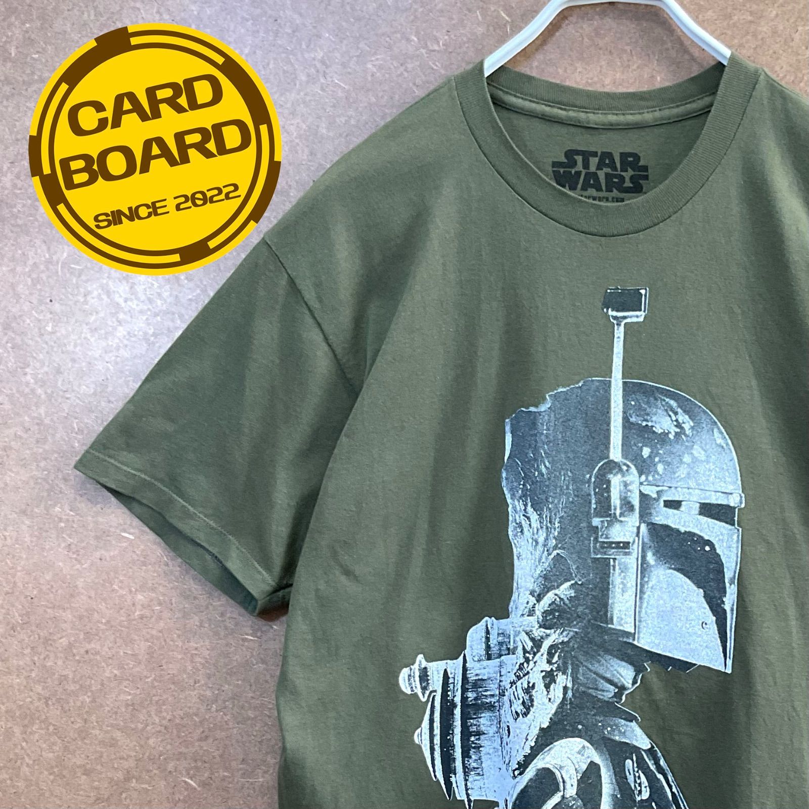 US古着 ボバフェット スターウォーズSTAR WARSビッグプリント半袖t