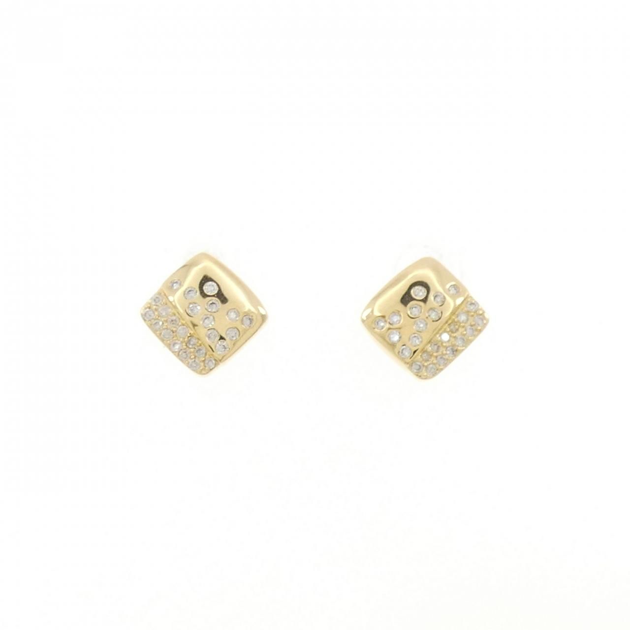 ポンテヴェキオ ダイヤモンド ピアス 0.10CT