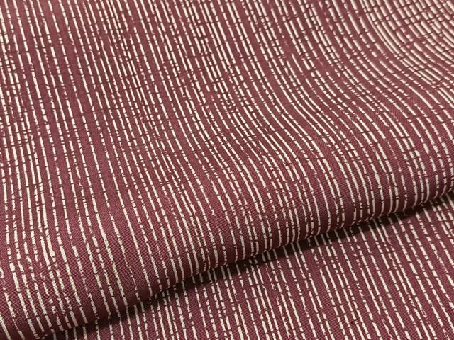 平和屋着物○本場黄八丈 平織 縞 正絹 逸品 AABA4552np