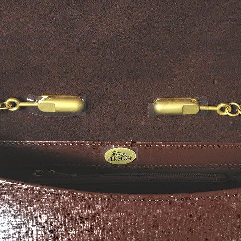 ペルソージ PERSOGE 琥珀 ラウンドフォーム バッグ 3WAY クラッチ