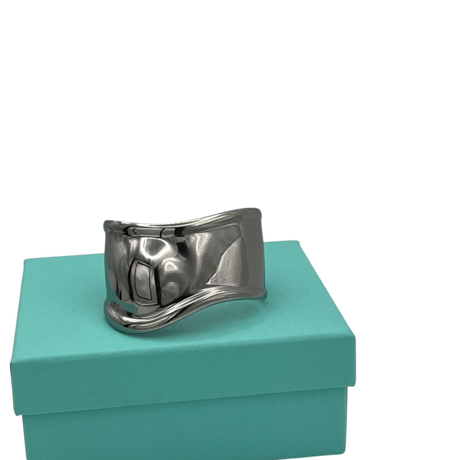 Tiffany & Co. ボーンカフ　ルテニウム Tiffany&Co. ティファニー ボーンカフ バングル 右腕用
