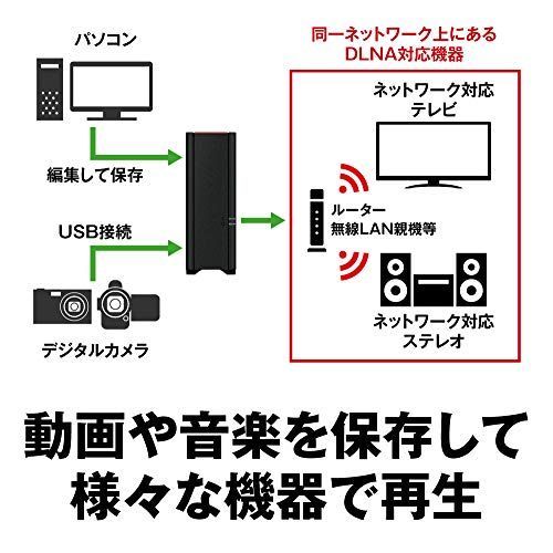 Happy-shops2TB_単品 バッファロー BUFFALO NAS スマホ/タブレット/PC