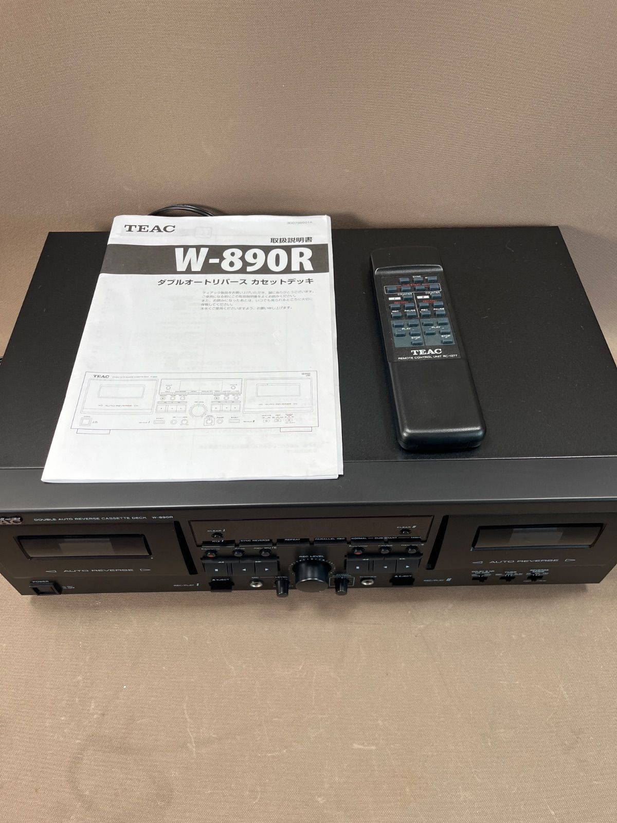 TEAC W-890Rカセットデッキ TEAC W-890R（Wカセットデッキ） - オーディオ機器 - Audio Lab