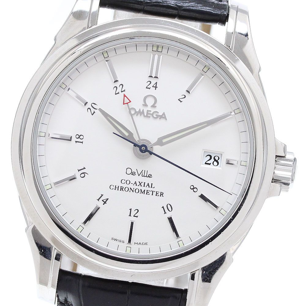 オメガ OMEGA 4833.31.32 デビル コーアクシャル GMT デイト 自動巻き メンズ _911874