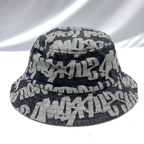 SUPREME Fat Tip Jacquard Denim Crusher サイズS|M デニム ジャガード クラッシャーハット シュプリーム 19 240019502821
