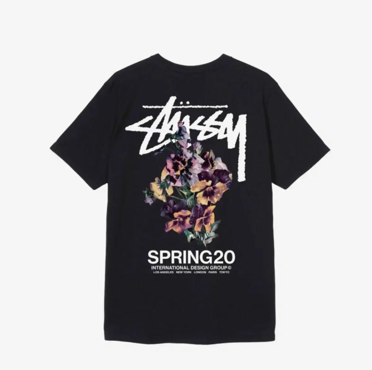 STUSSY(ステューシー) 花束 ティー 半袖 Tシャツ 黒 L 春 20