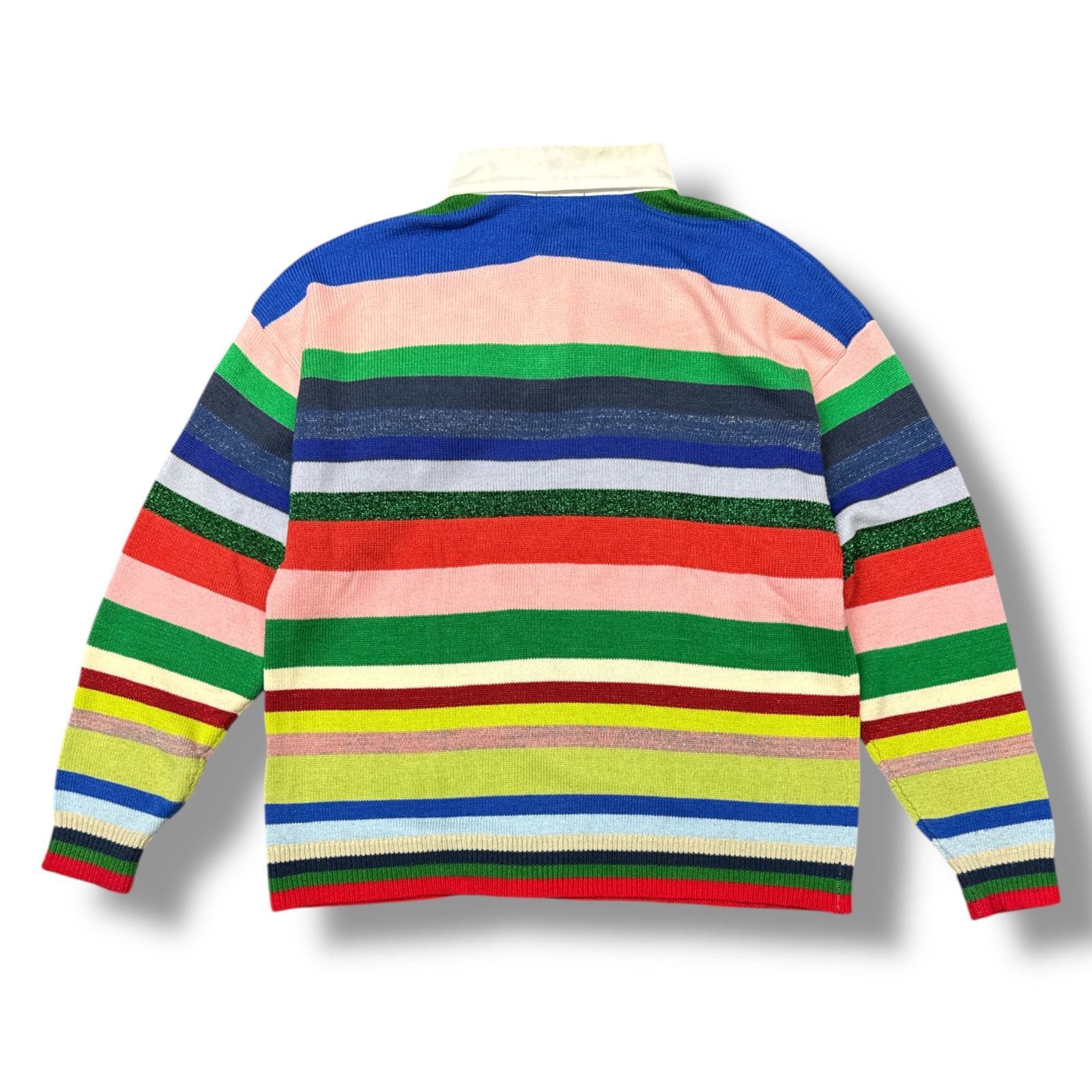 参考上代52800円 SAINT MICHAEL 24SS LM_KNIT RGR SHIRT ニット 