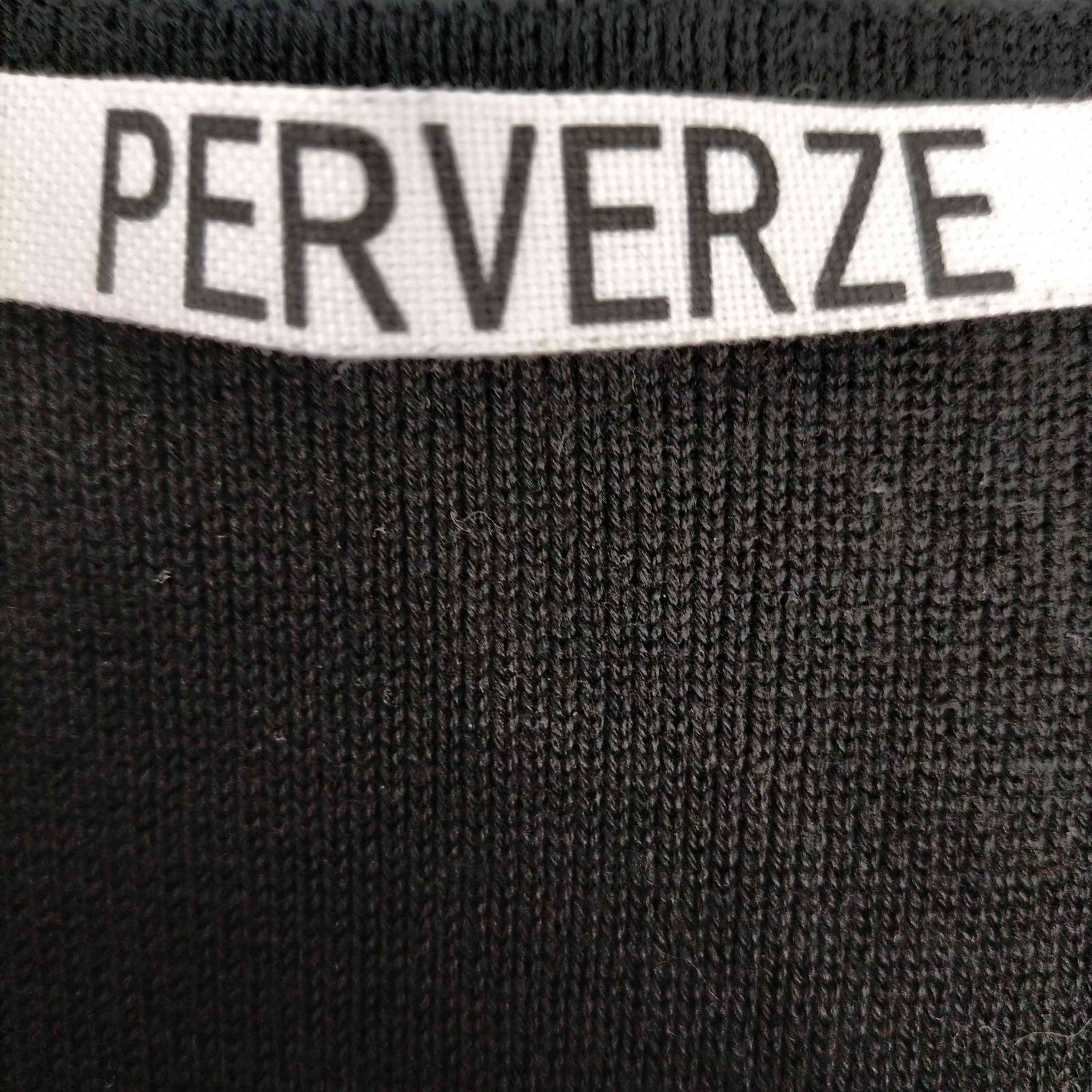 パーバーズ PERVERZE 18SS ダメージ加工ニットベスト レディース FREE