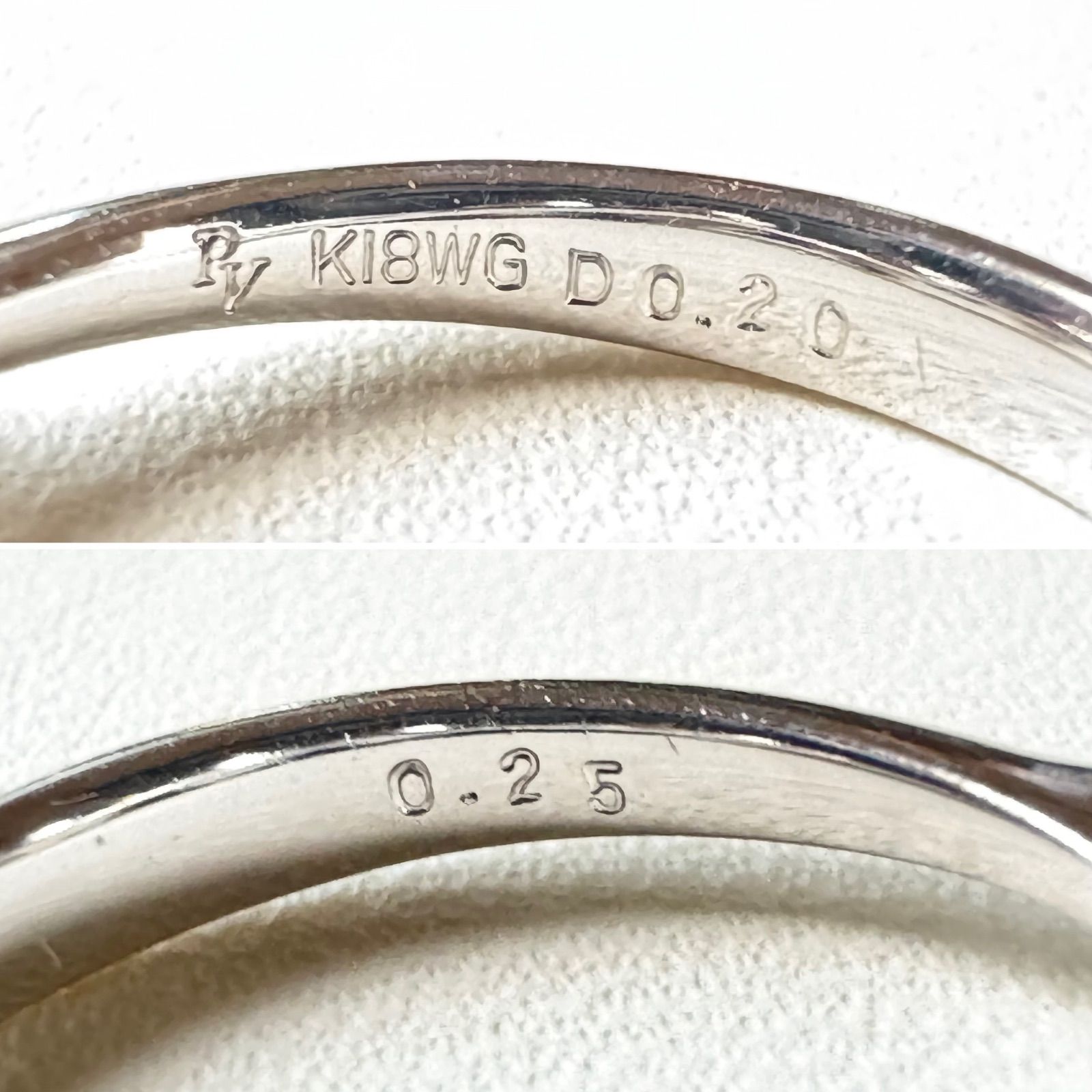 ポンテヴェキオ◆K18*8号*ブラックダイヤ×ダイヤモンドリング*指輪*フラワー ポンテヴェキオ◇K18*8号*ブラックダイヤ×ダイヤモンドリング