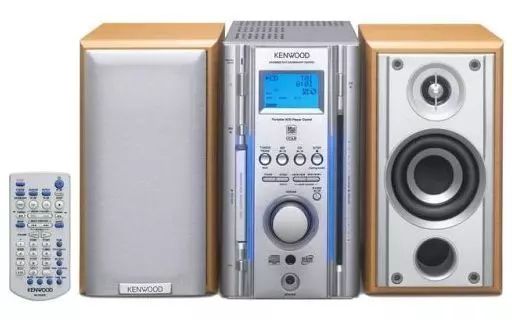 オーディオプレイヤー コンポ KENWOOD コンパクトハイファイコンポーネントシステム シルバー ES-A5MD-S
