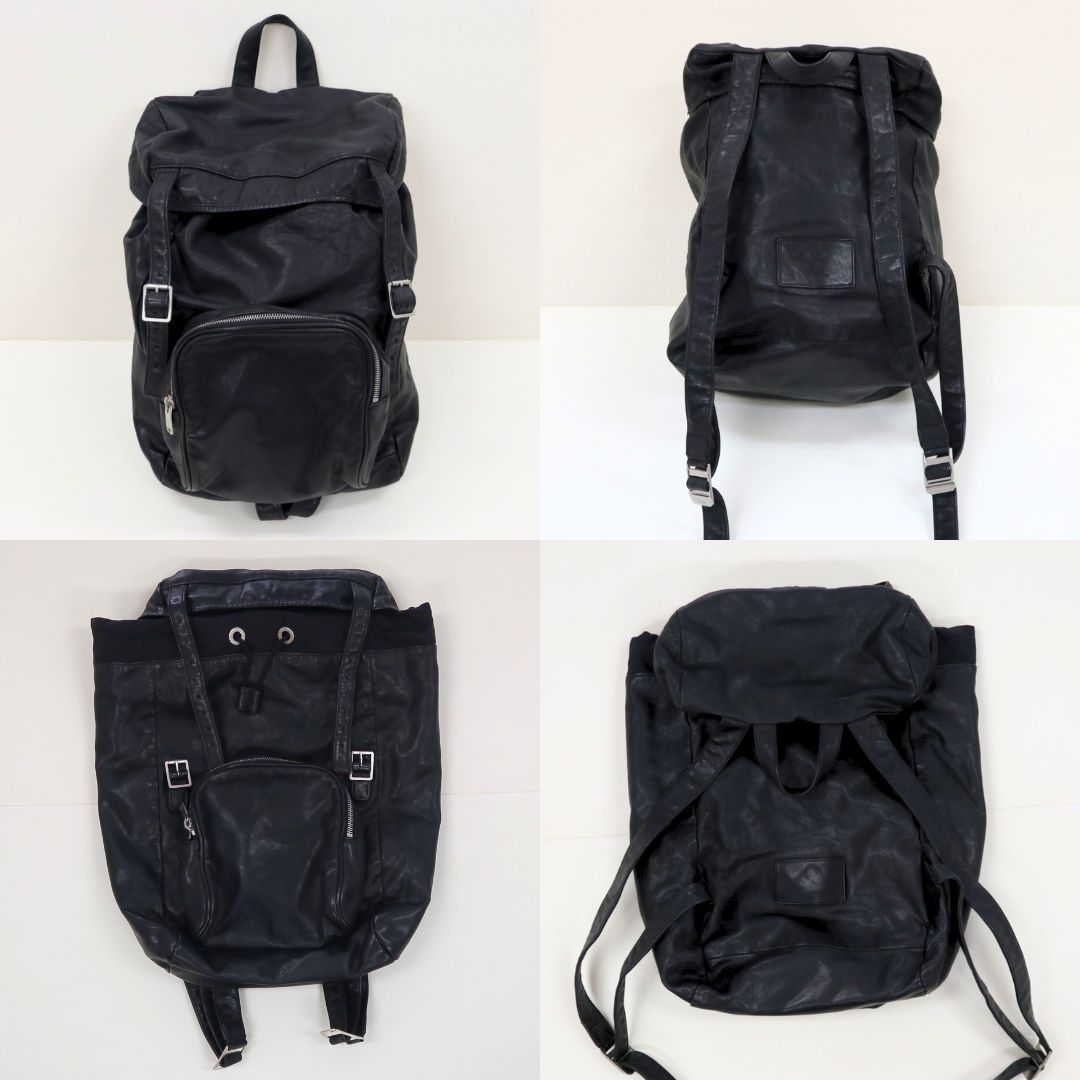 ☆SAINT LAURENT☆ サンローラン バックパック レザー ブラック 