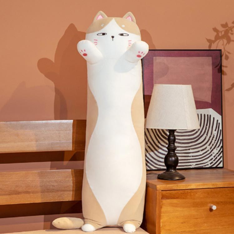 猫型抱き枕 5010 ストライプ柄 楽天市場】抱き枕 猫ちゃん 抱きまくら 130cm ねこ縫い包み