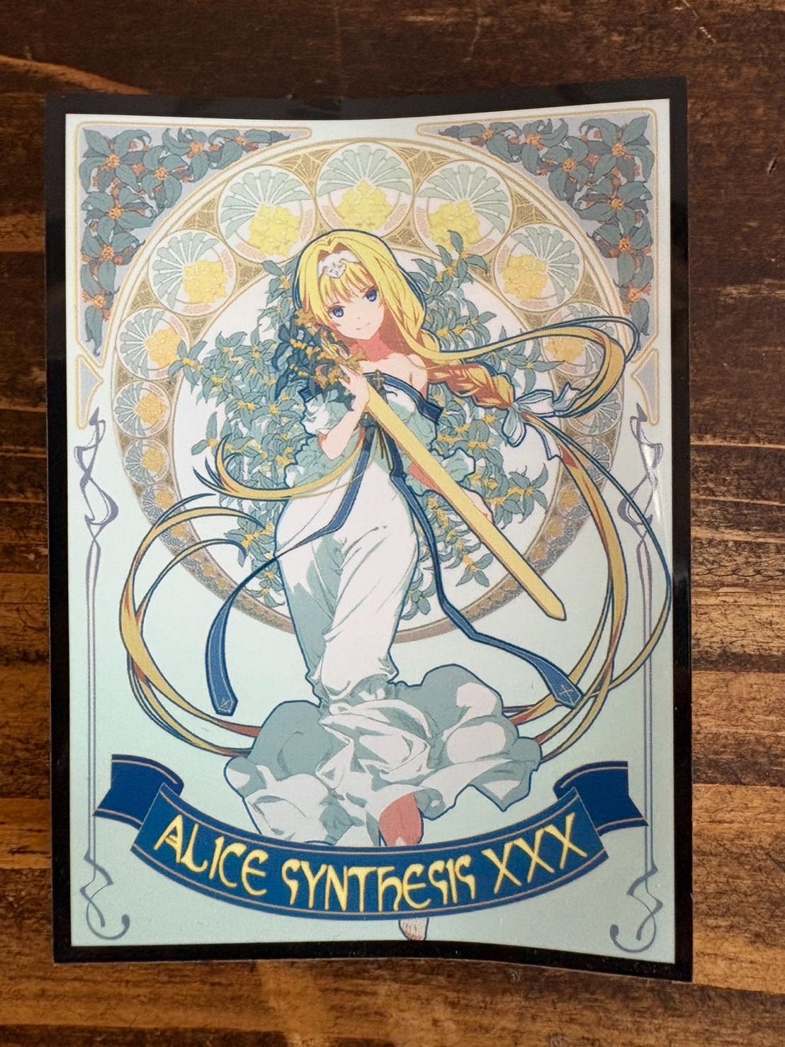 混沌の女神様 ソードアート・オンライン ミュシャ アリス スリーブ