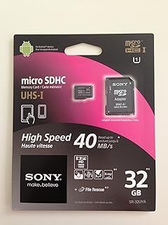 ソニー SONY microSDHCカード 32GB Class10 UHS-I対応 SDカードアダプタ付属 SR-32UYA