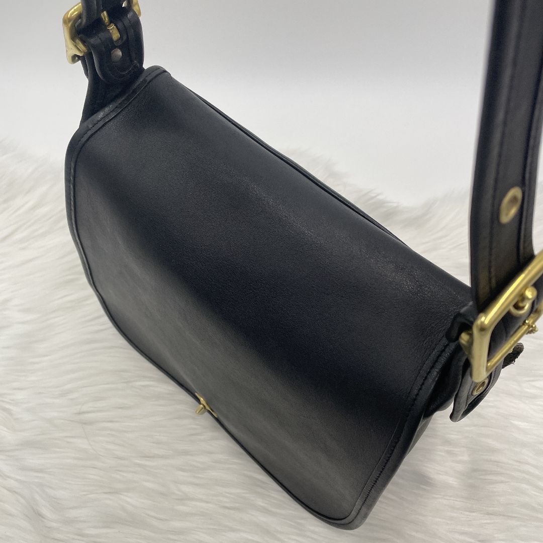 極美品】希少 オールドコーチ スチュワーデス ショルダーバッグ 黒 