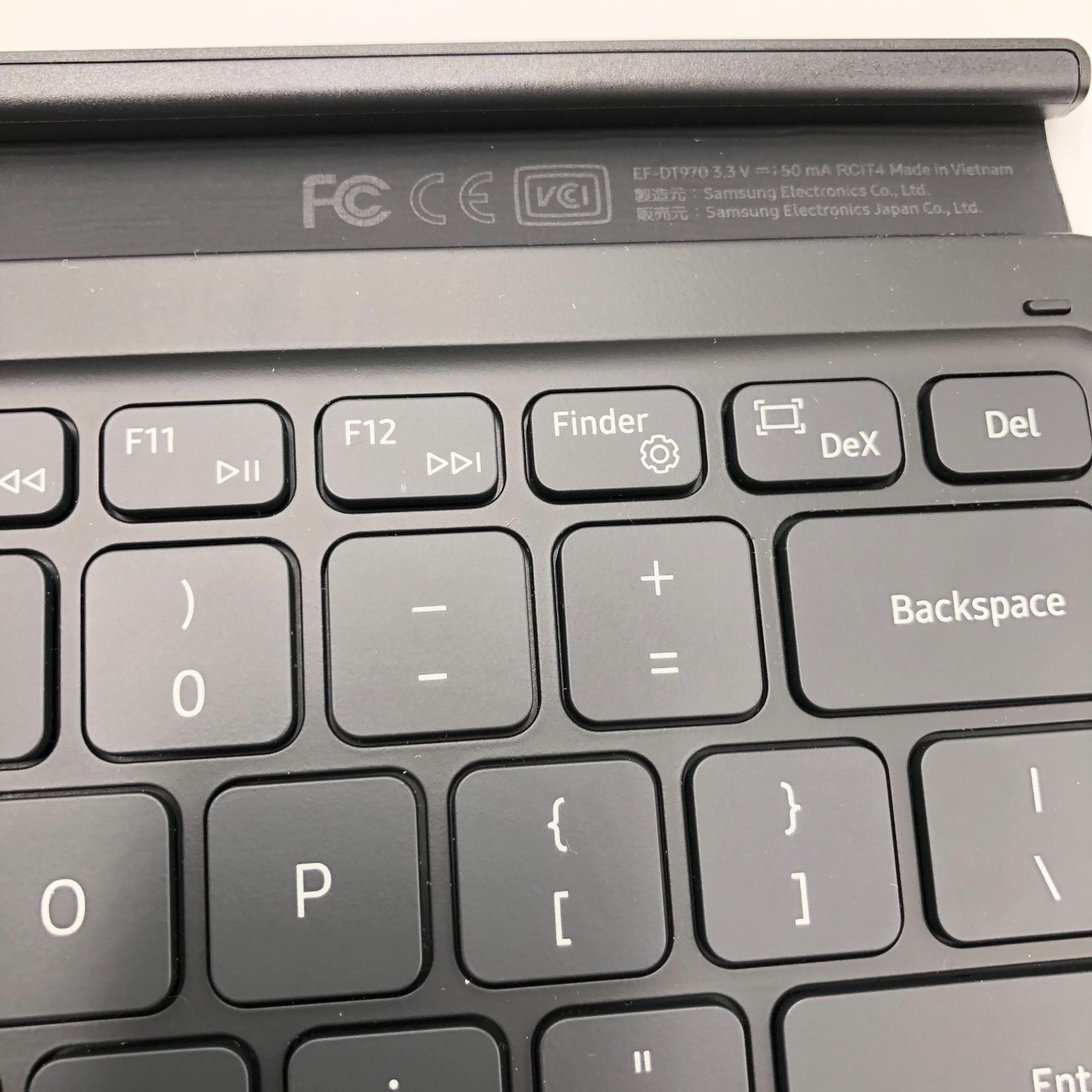 Galaxy Tab S8+ Book Cover Keyboard｜ブラック｜キーボード付き