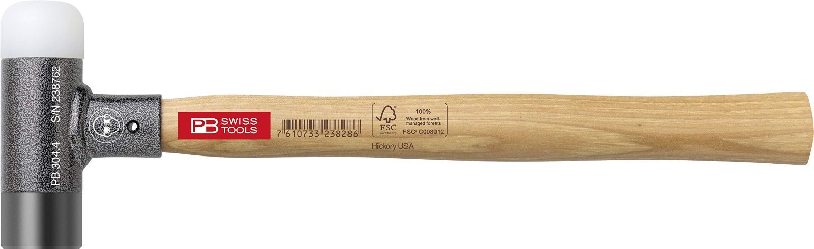 ヘッドΦ 27mm ピービースイスツールズ(PB Swiss Tools) 304-2 無反動コンビネーションハンマー 無反動ハンマー 304-2